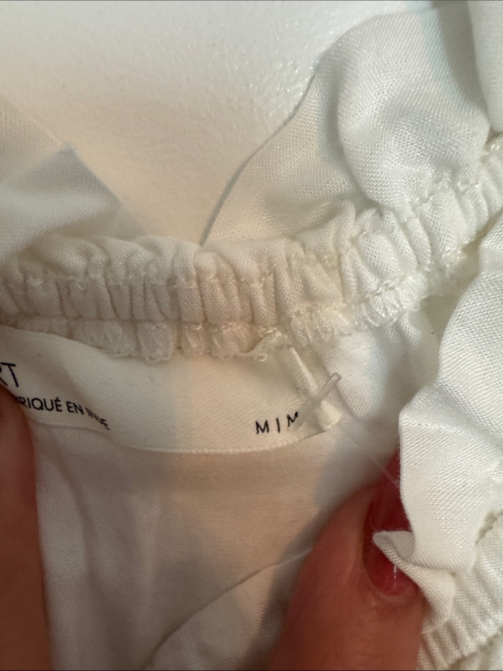 Oak + Fort Cream Puff Sleeve Midi Dress NWT | Medium - Picture 5 of 10